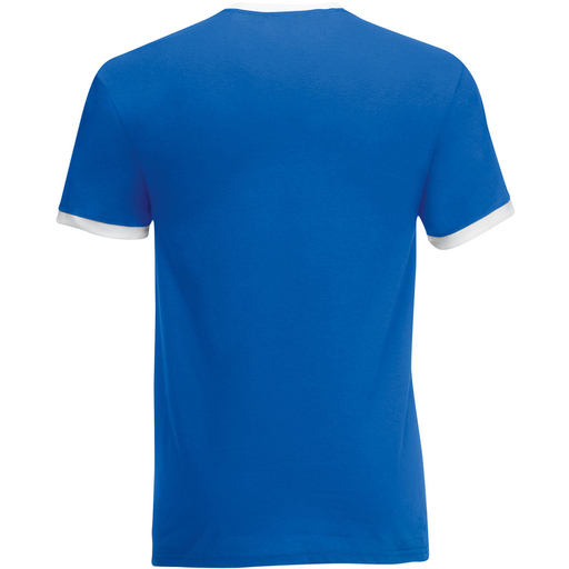  Camiseta De Manga Corta Con Bordes De Diferente Color Fruit Of The Loom