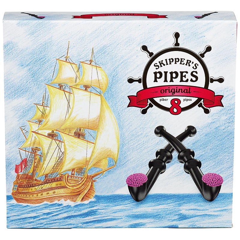 Confezione da 8 pipe Cloetta Skippers