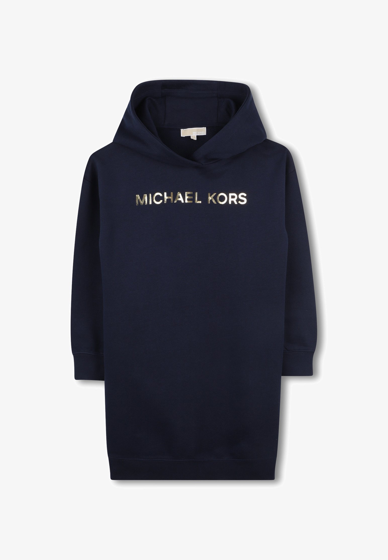 Abito da giorno con cappuccio Michael Kors Kids - blu navy