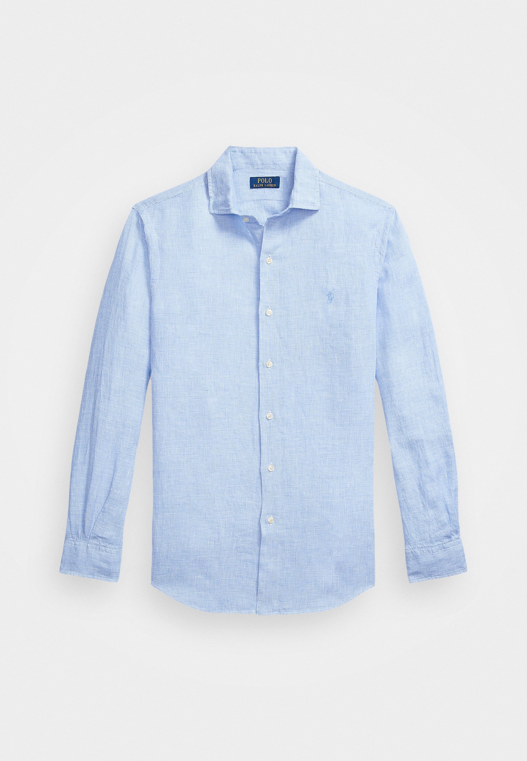 Chemise en lin coupe personnalisée Polo Ralph Lauren - Bleu cabana/blanc