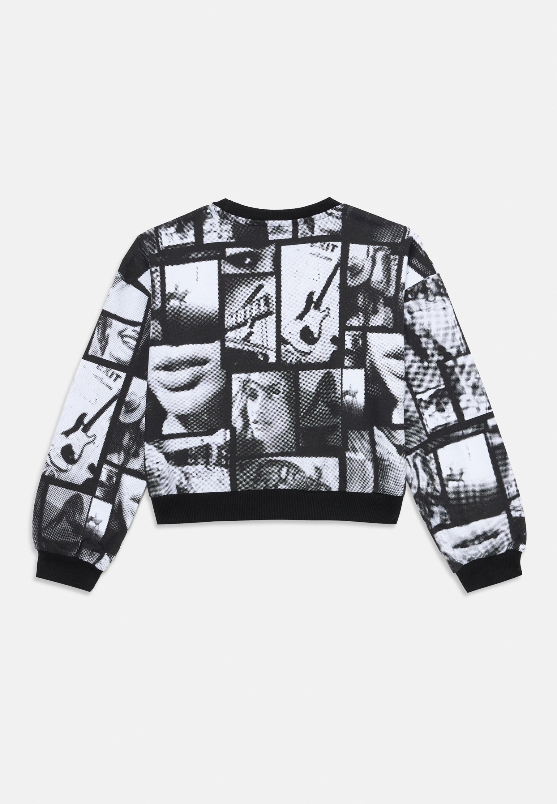 Guess JUNIOR CROP ACTIVE - Sweatshirt - meerkleurig/wit