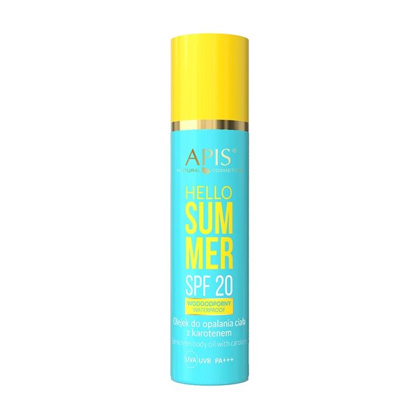 APIS Napvédő Testápoló Olaj Karotinnal SPF20 150ml