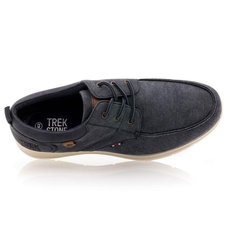 Mocasines/zapatos náuticos azules para hombre