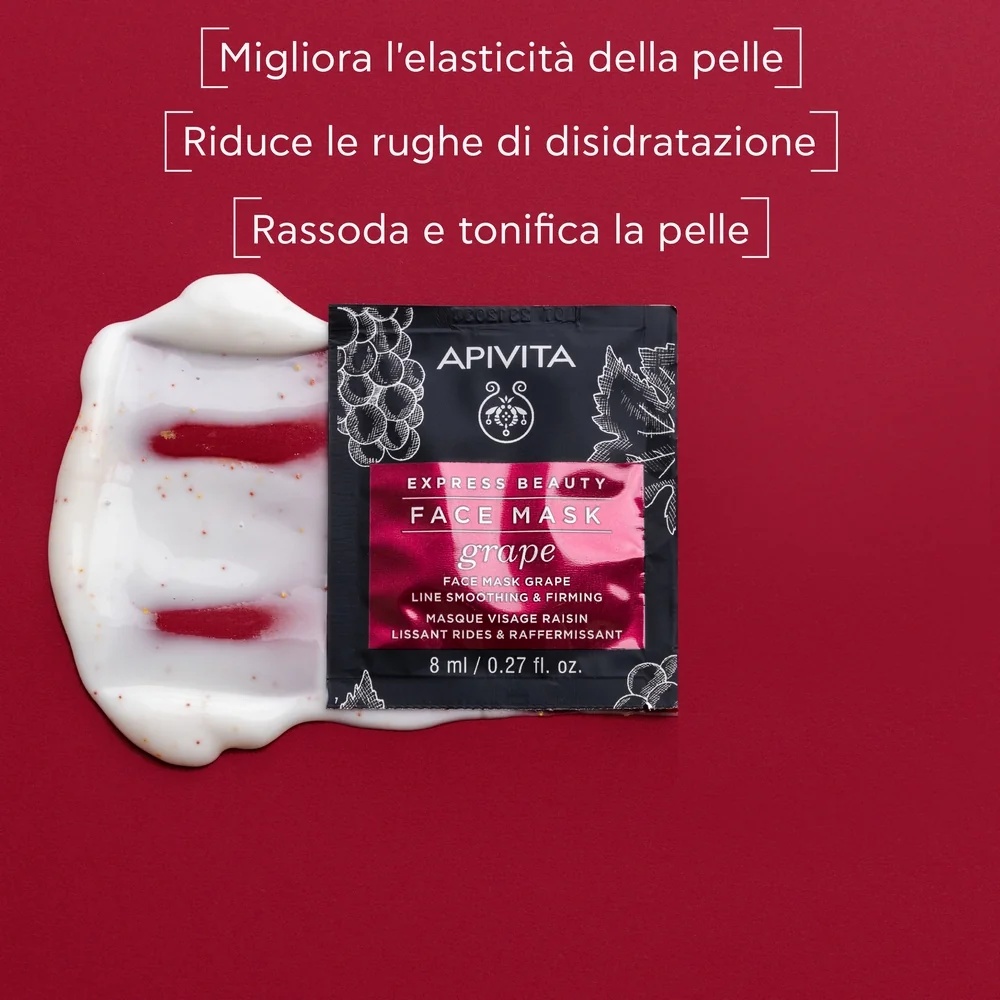 APIVITA Apivita Express Druiven Liftend en Verstevigend Gezichtsmasker 2 x 8 ml
