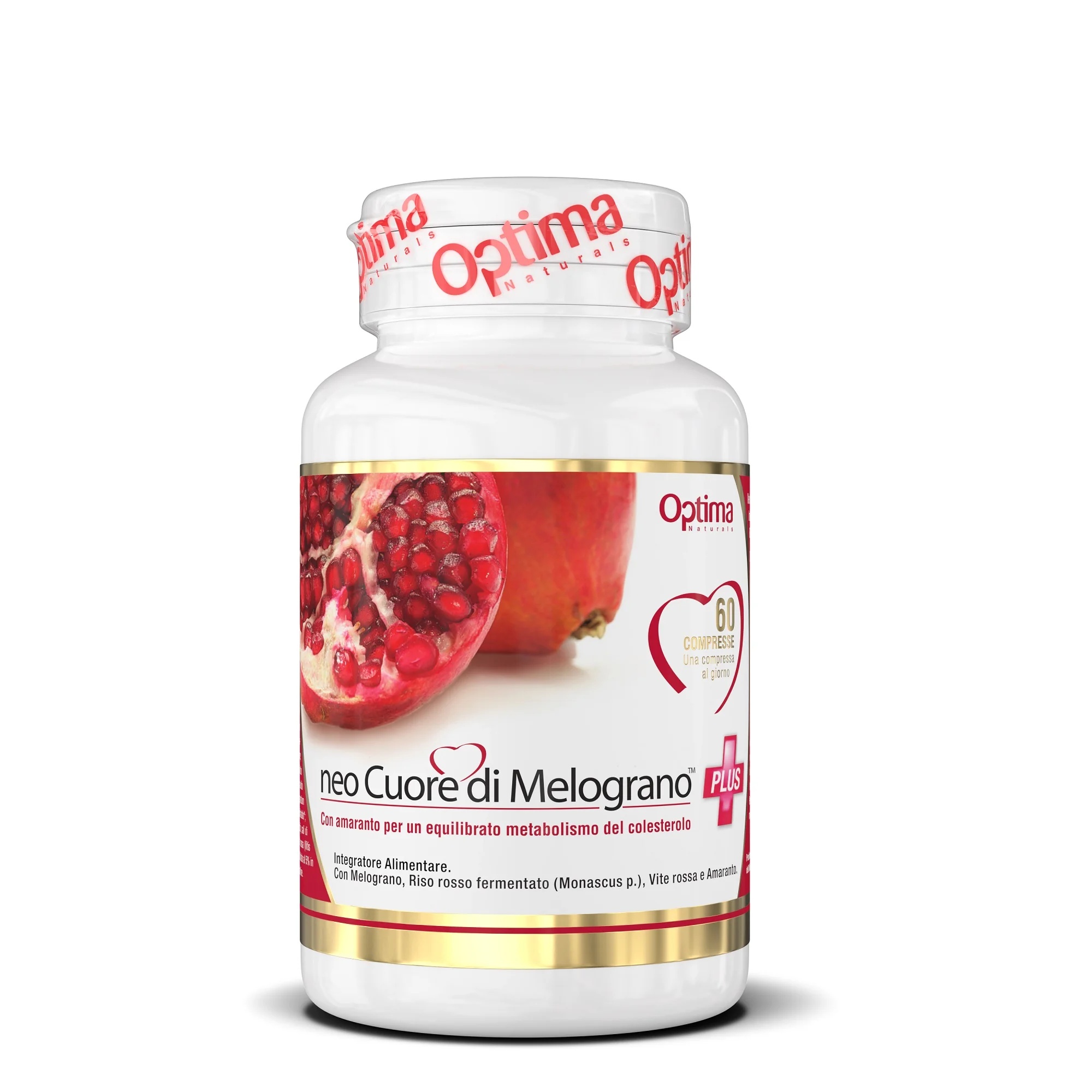 OPTIMA Optima Neo Grenade Cœur Plus 60 comprimés Métabolisme du cholestérol