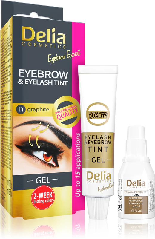 Delia Cosmetics Eyebrow Expert Augenbrauen- und Wimpernfarbe mit Aktivator