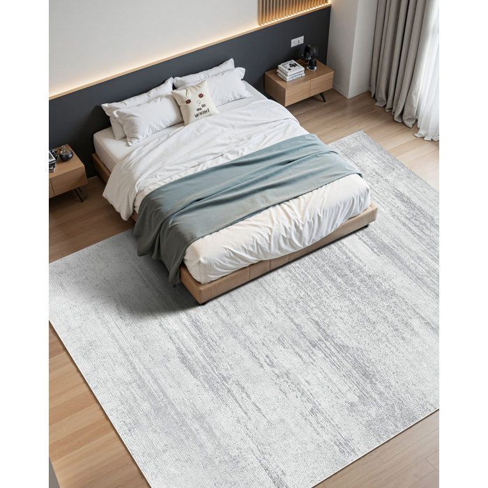 Alfombra para sala de estar, 3 x 4,3 m - VEVOR - Alfombra grande lavable y antideslizante para dormitorio - Pelo corto y denso - Resistente a los arañazos de mascotas