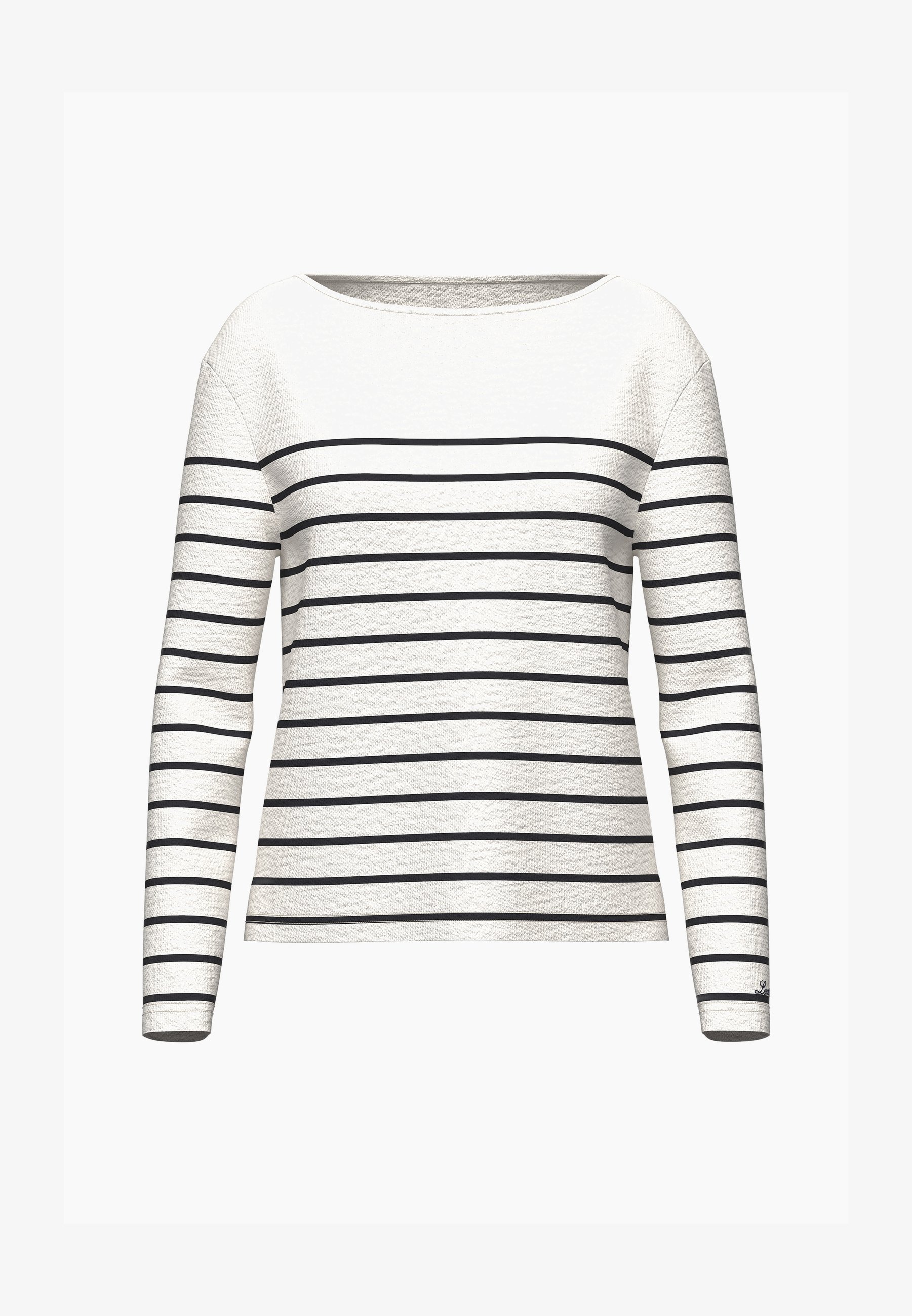 Levi's® MARIN - Sweatshirt - magnolia streep egret antraciet