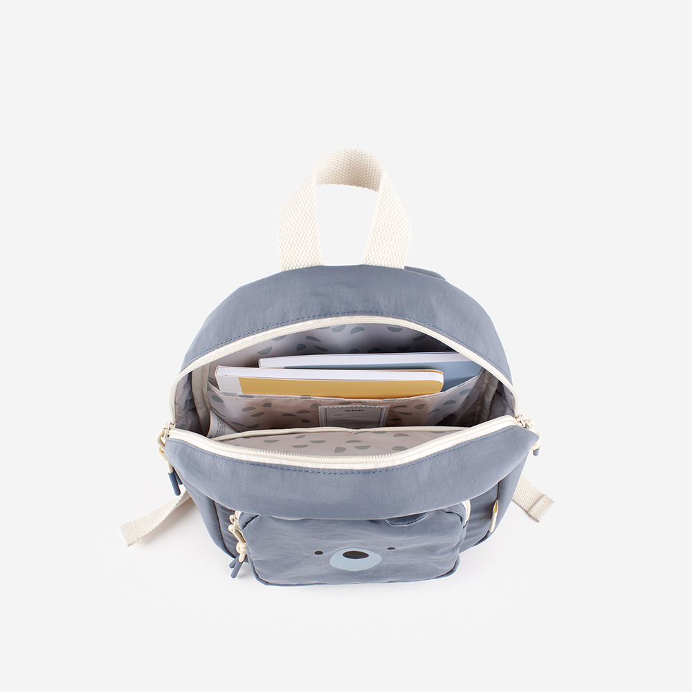  Sac à dos V. Things Mini en nylon rembourré avec bretelles rembourrées réglables et poignée supérieure