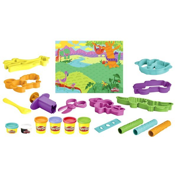 Комплет алата за дивље животиње од Play-Doh-а<br>