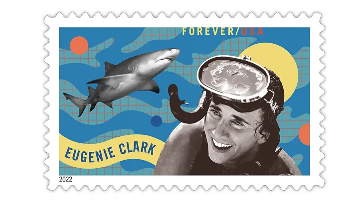 2022 USPS Eugenie Clark Postage Stamps