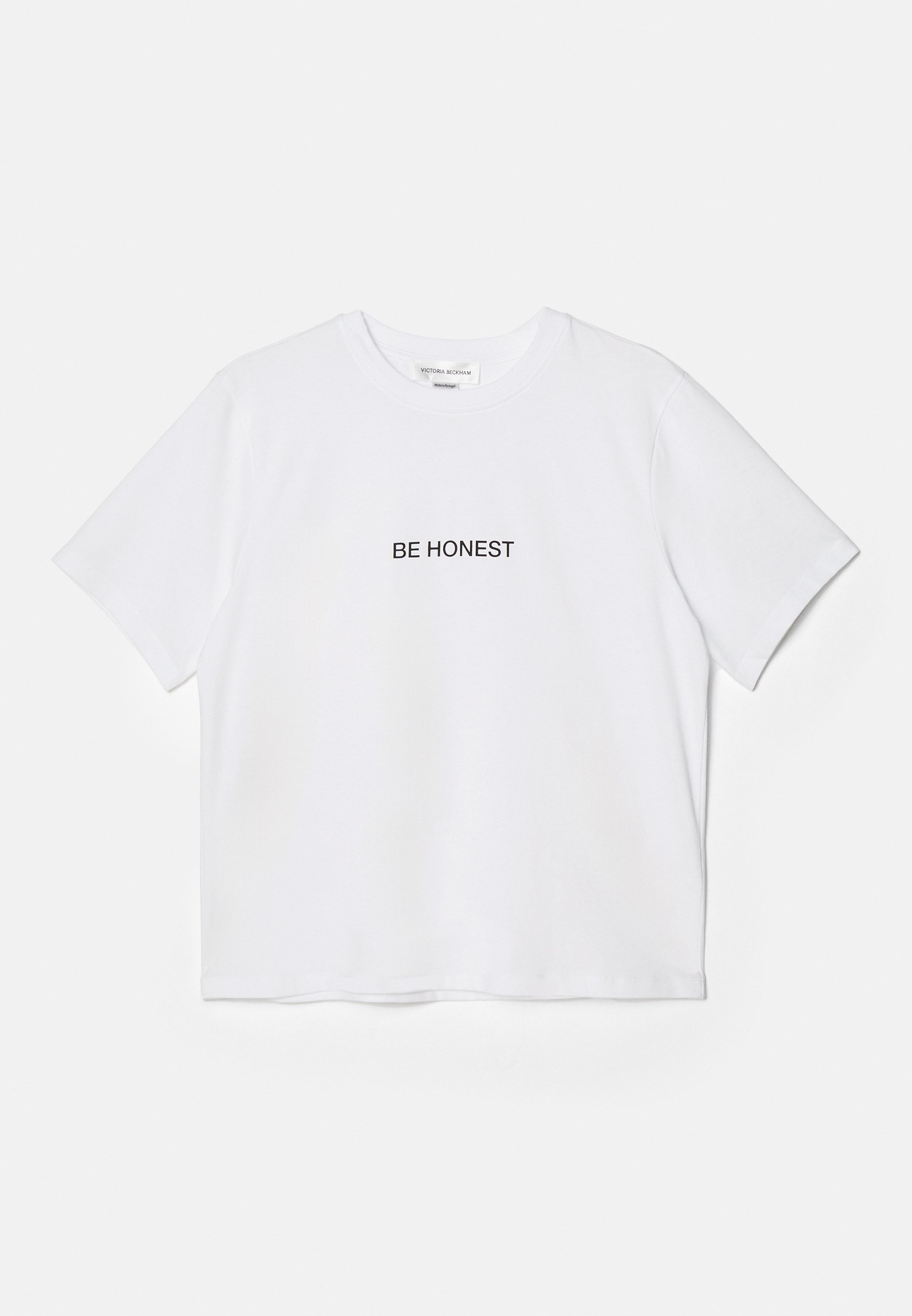 T-shirt à slogan Victoria Beckham - Imprimé - Blanc