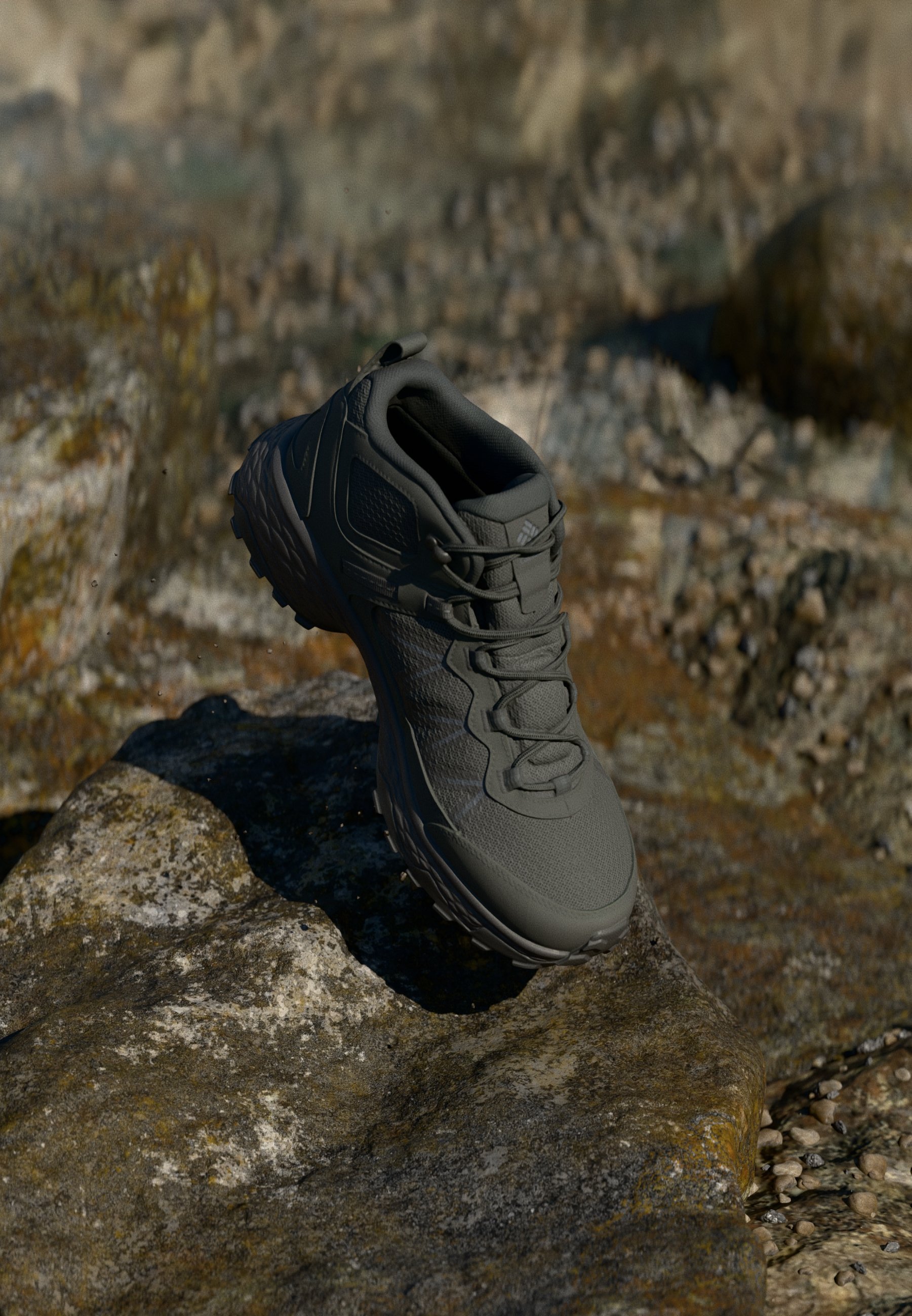 Columbia PEAKFREAK RUSH MID - Fjellsko - black/shark