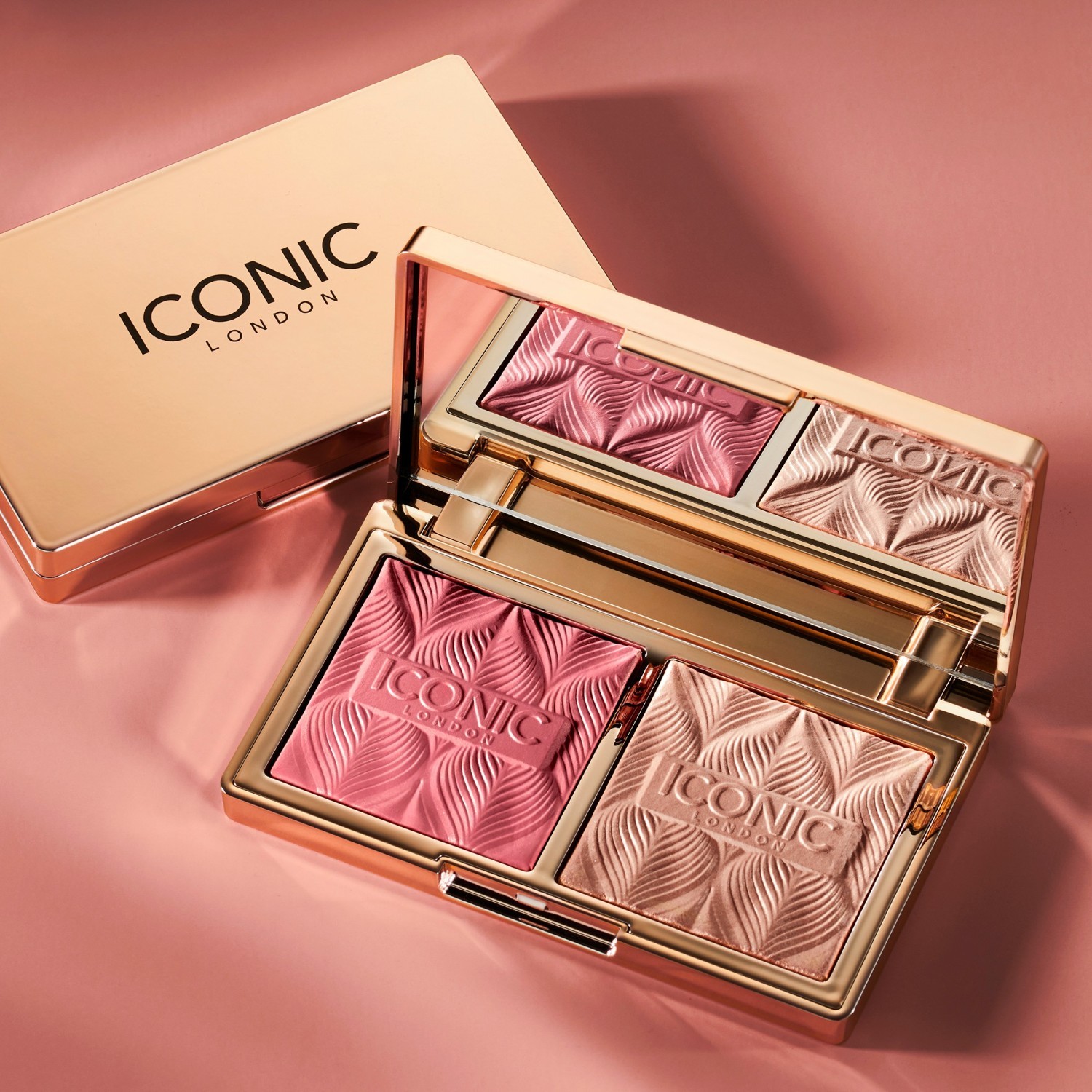 ICONIC LONDON Silk Glow Duo set za šminkanje, rumenilo i highlighter - 12 g