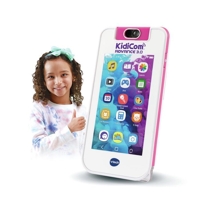 VTECH - KidiCom Advance 3.0 - White - High-Tech Features - Rechargeable Battery - Ages 6-12
