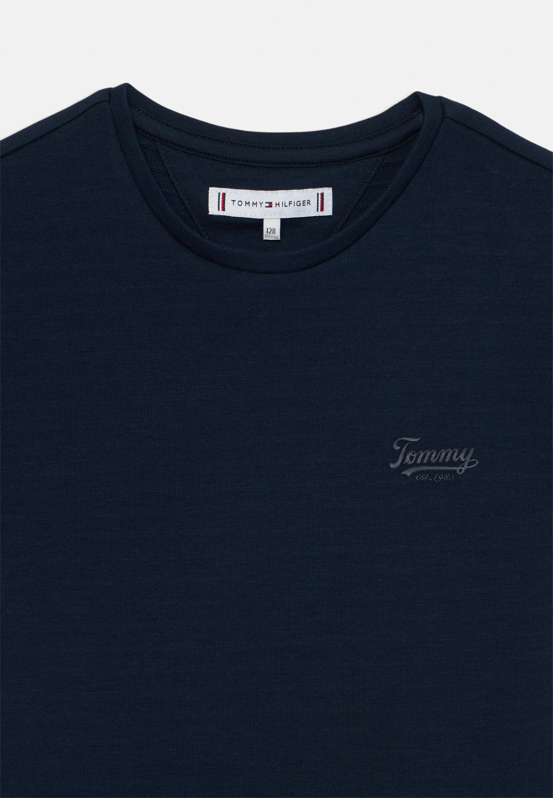 Robe Tommy Hilfiger SPACER INTERLOCK - Robe en jersey - Bleu marine foncé