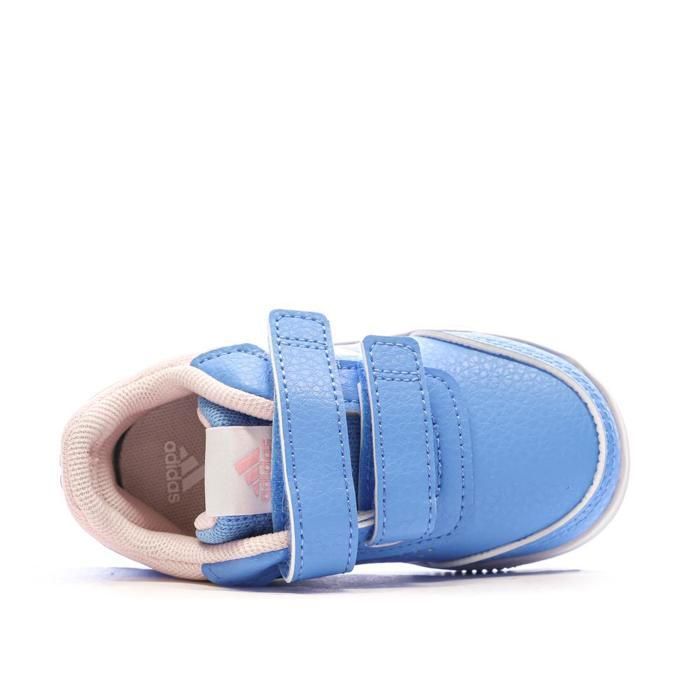 Zapatillas Adidas Tensaur Sport 2.0 para niña, color azul/rosa.
