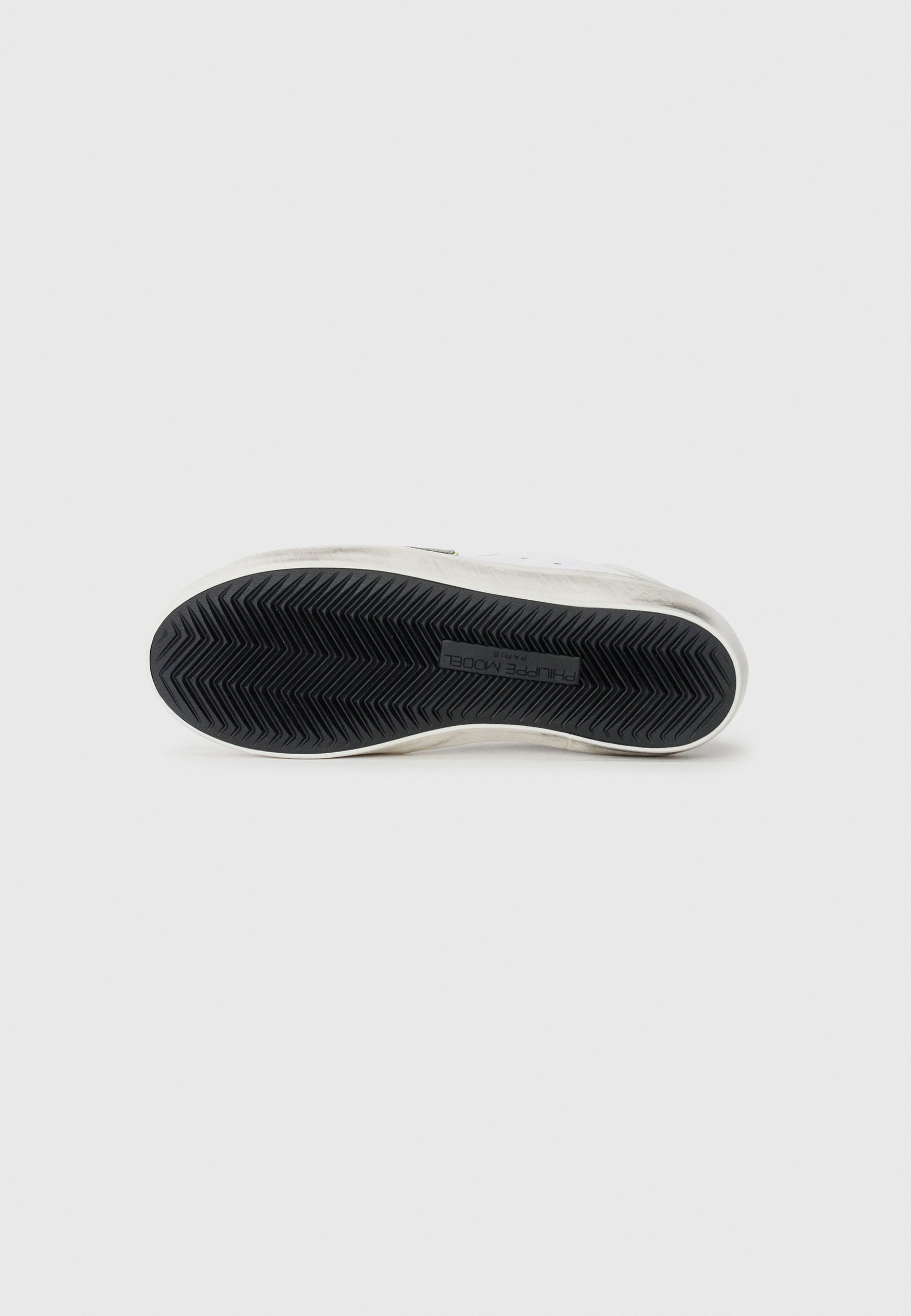 Philippe Model UNISEX - Sneakers - wit/zwart/neongeel/grijs