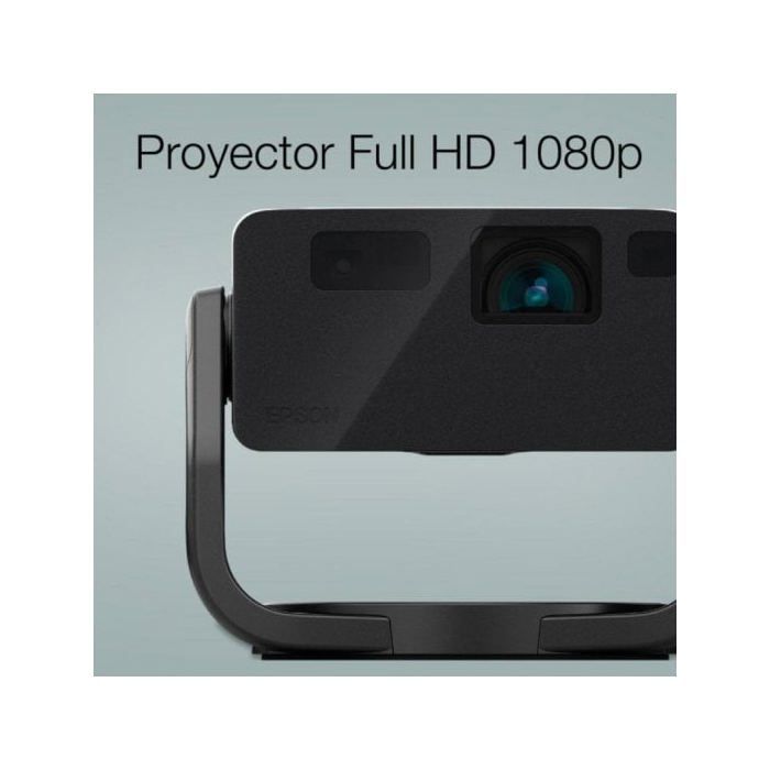 Proyector láser mini EPSON EF622 de metal azul de 150 pulgadas
