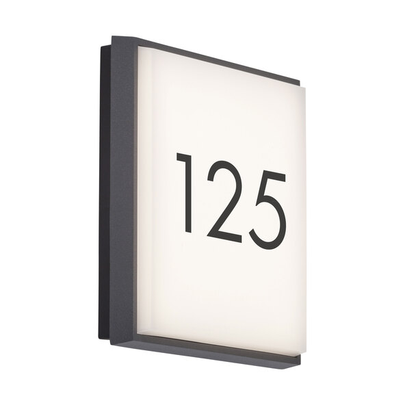 Εξωτερικό επιτοίχιο φωτιστικό LED Letan Square, 18 W, 2.600 lm