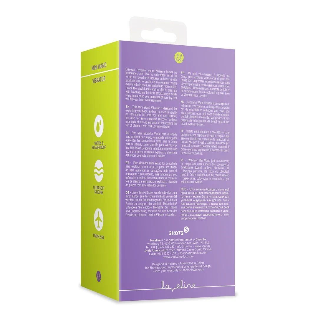 Vibrador Mini Loveline by Shots Mini palični vibrator Vibradorji