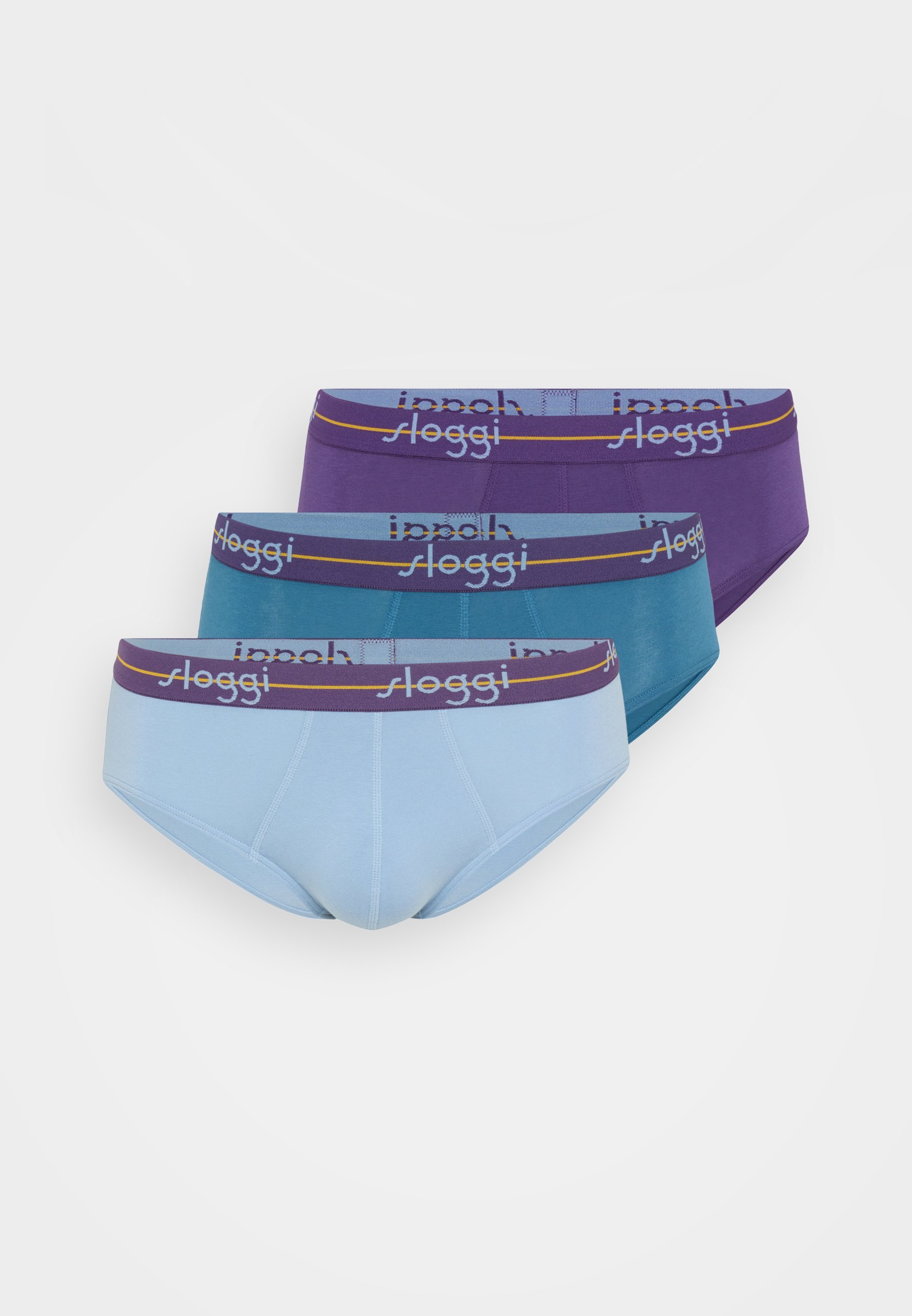 Sloggi MEN START MIDI BOX 3-PACK - Slips - blauw/petrol/lila