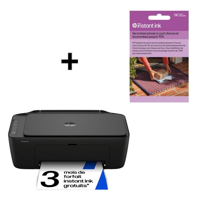 Stampante multifunzione a getto d'inchiostro a colori HP DeskJet 2910 + scheda Instant Ink