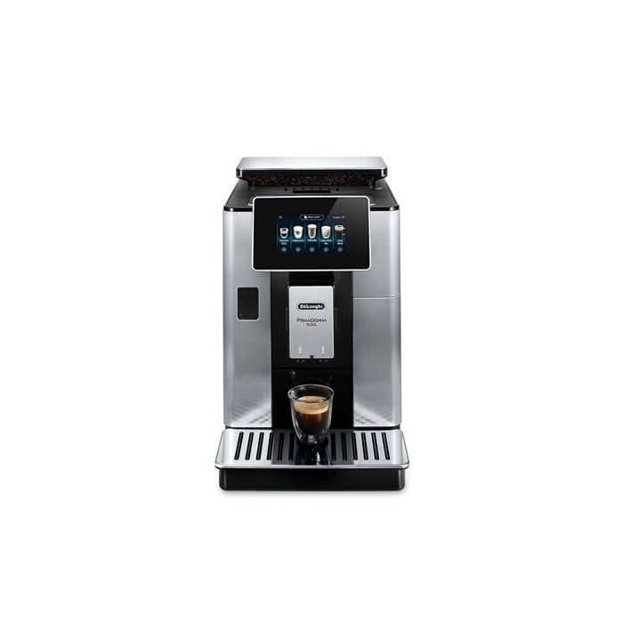 Delonghi Expresso avec broyeur Prima Donna Soul ECAM610.75.MB 1450 W Noir et Argent - 8004399334885