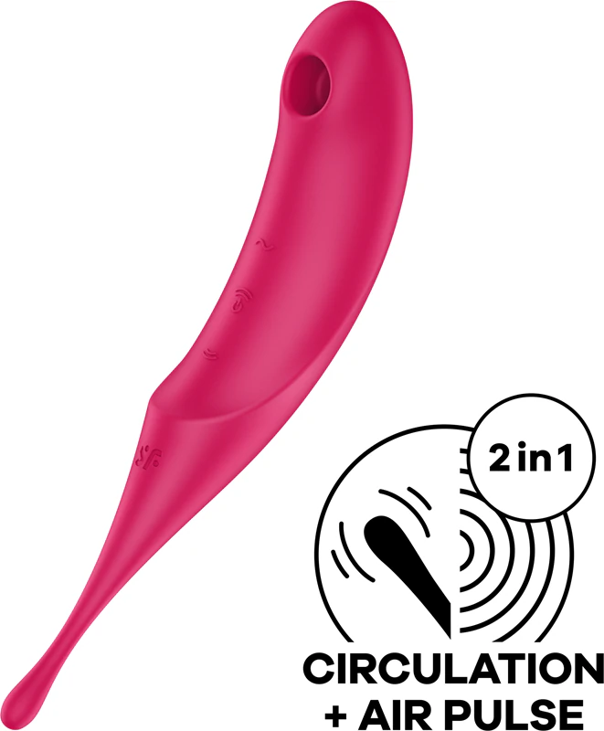 Vibrador Satisfyer TWIRLING PRO com Estimulador Clitoriano