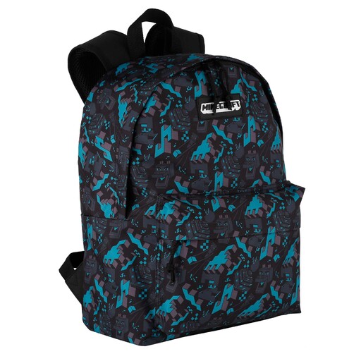  Mochila Escolar Minecraft Greeny Aanpasbaar + Carro Toybags 4 Ruedas 360º