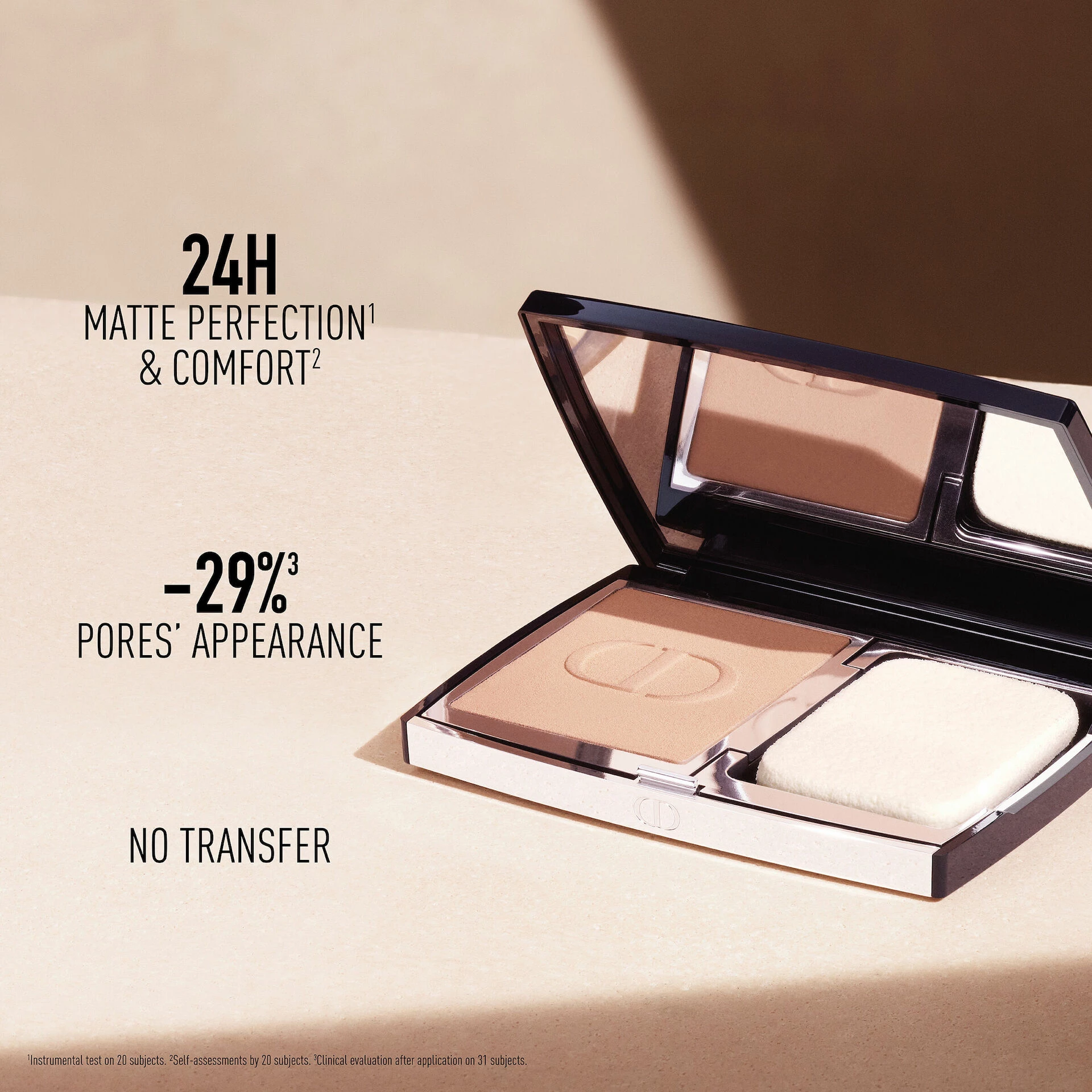 Fond de ten compact Forever Natural Velvet 3N - DIOR