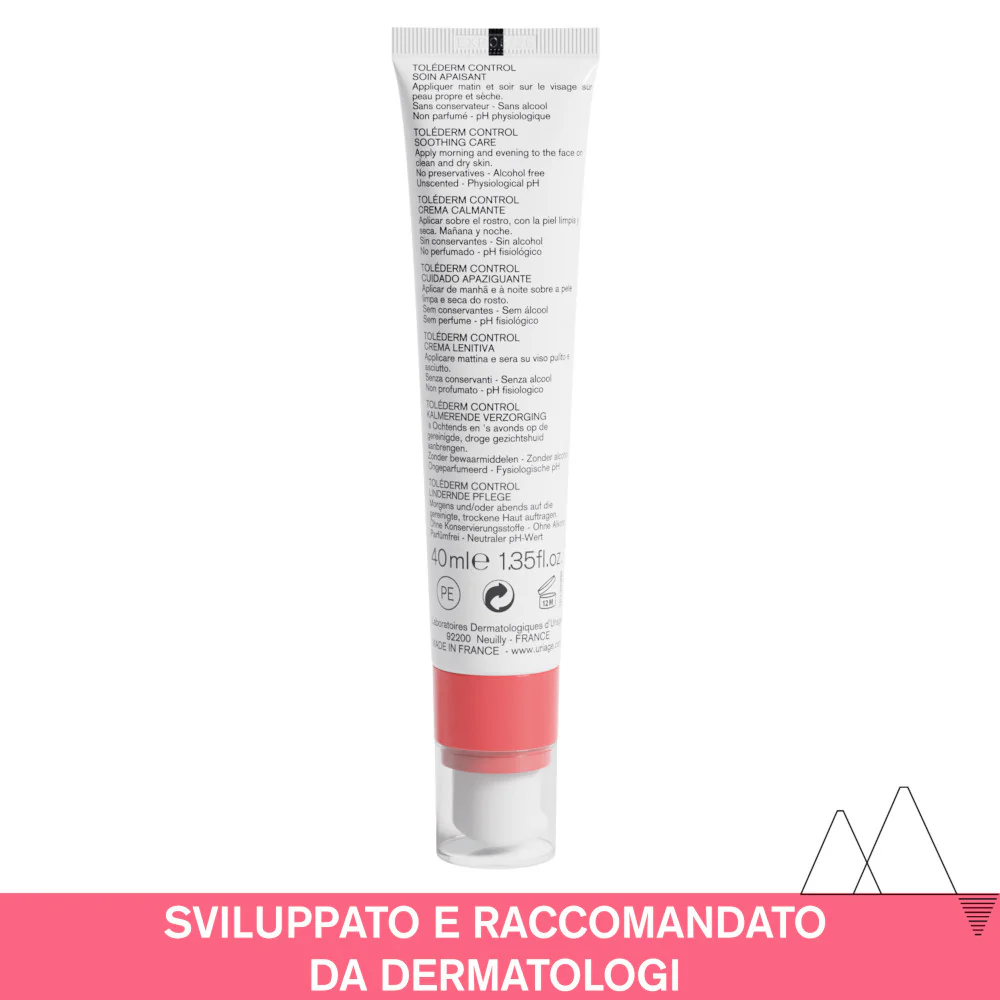 TOLÉDERM CONTROL Toléderm Control Crema Lenitiva - Crema viso giorno lenitiva