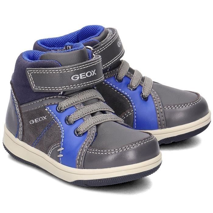 Chaussures bébé Geox - Baby New Flick - Cuir - Gris