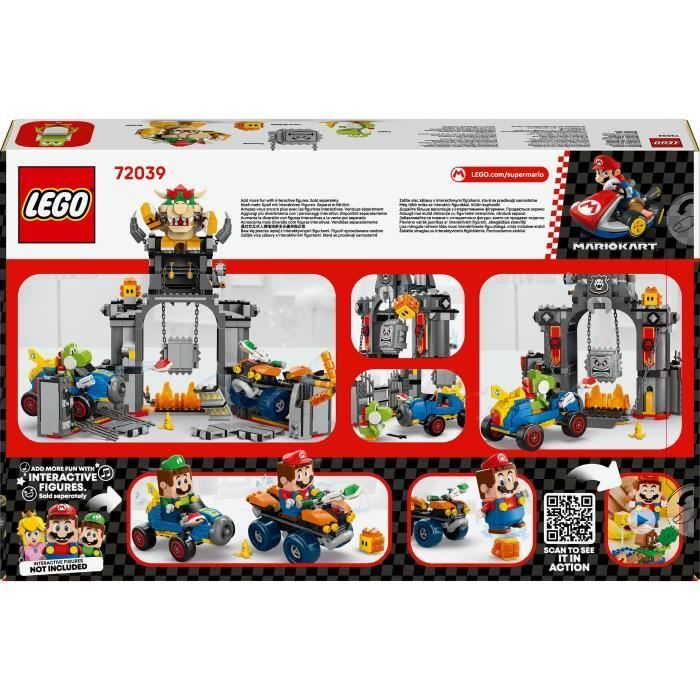 LEGO Super Mario 72039 Mario Kart – Château de Bowser - Jeu de Construction dès 9 ans