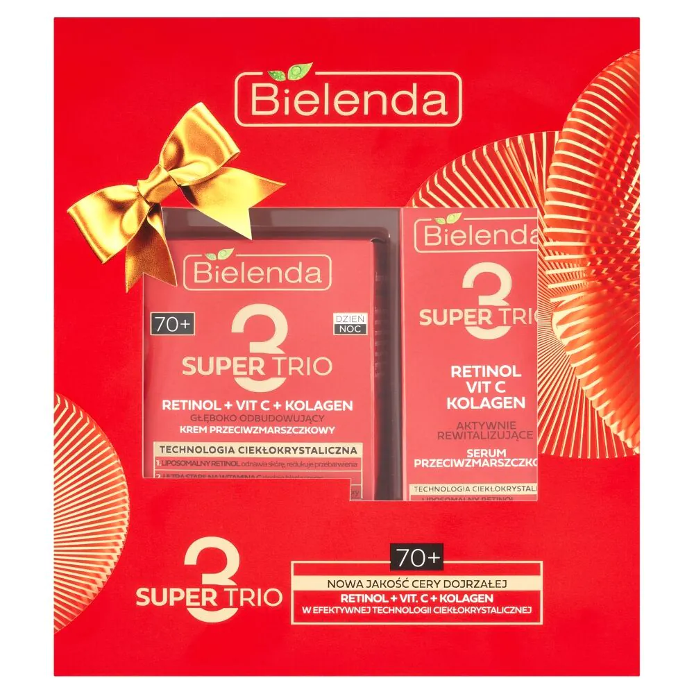 Bielenda Super Trio 70+ Zestaw kosmetyków do twarzy