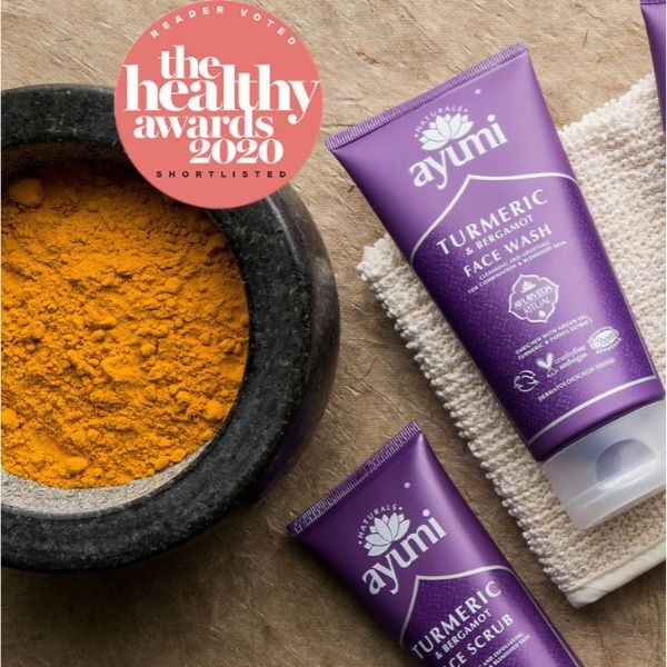 Ayumi Naturals Čisticí gel na obličej s kurkumou a vitamíny 150ml