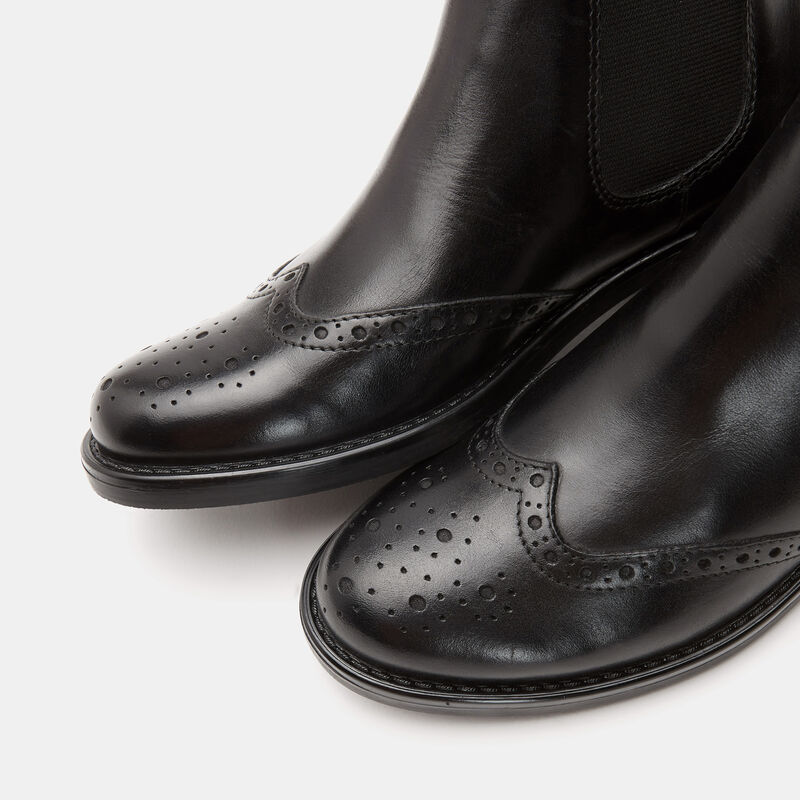 Chelsea boots van echt leer