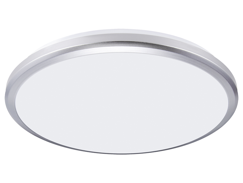 Lampa sufitowa zewnętrzna Planar LED z tworzywa sztucznego srebrna