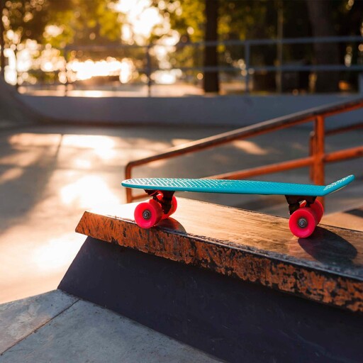  Cbgames PVC-Skateboard mit Rollen, 55 cm