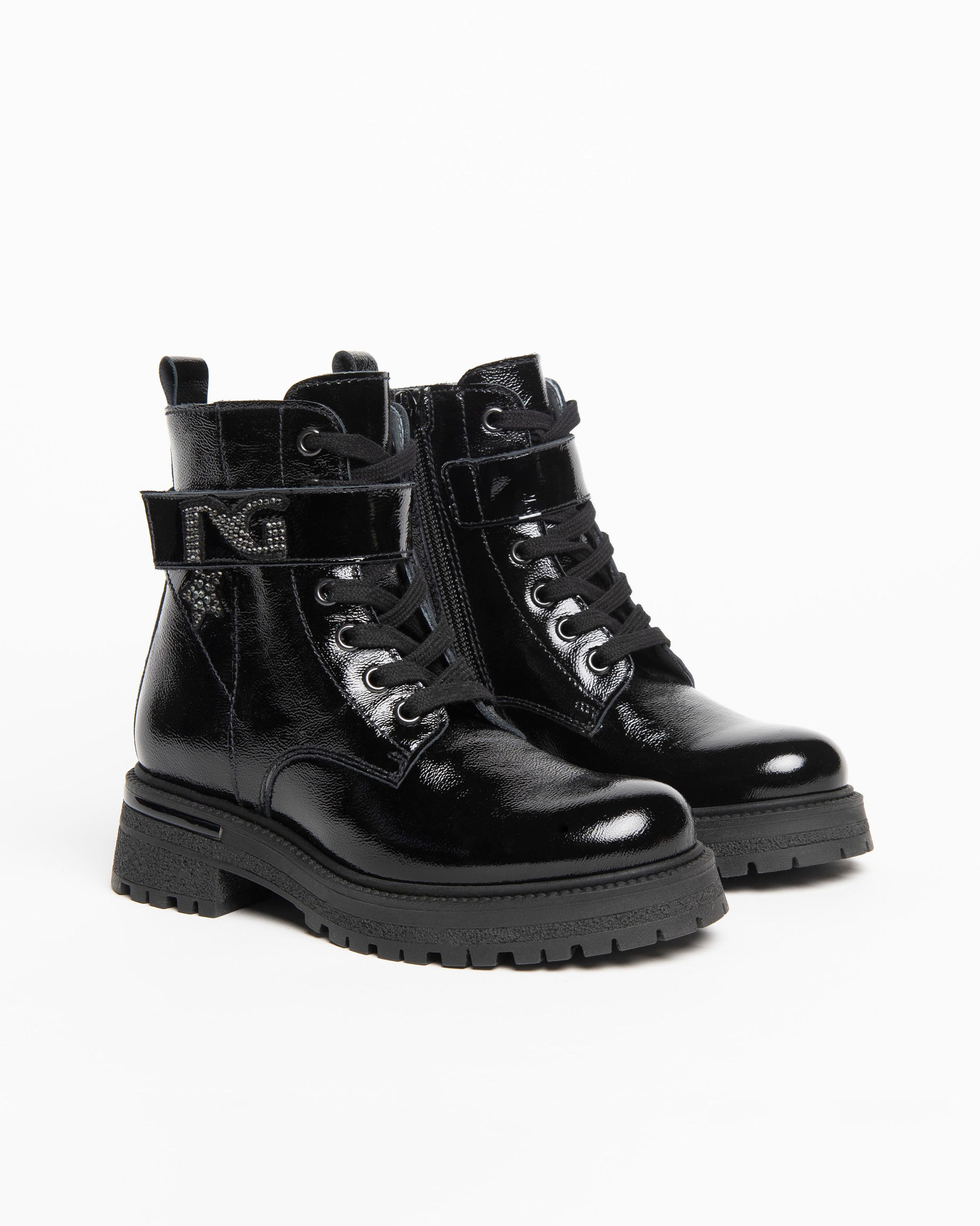  Amphibiens en cuir verni pour adolescentes