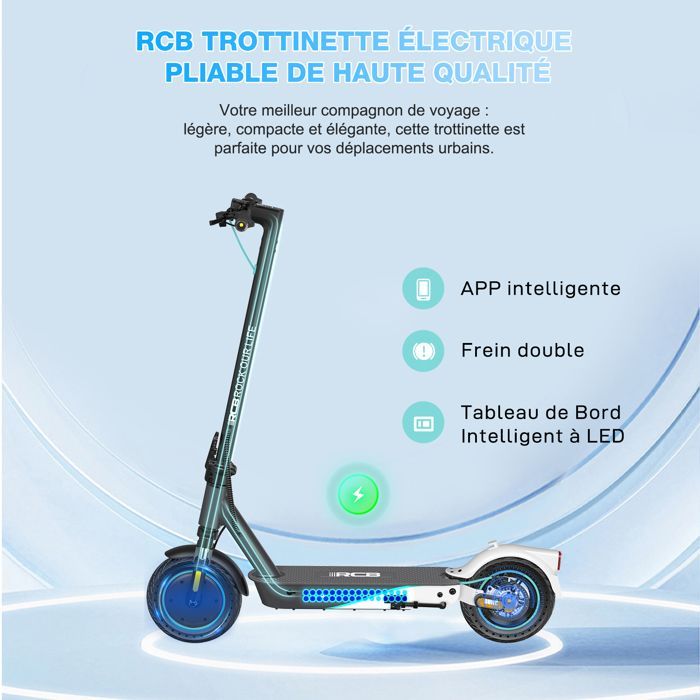 RCB R19 Trottinette électrique Adulte Pliable 10