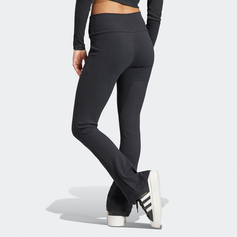 Leggings a coste svasati, modello essenziale