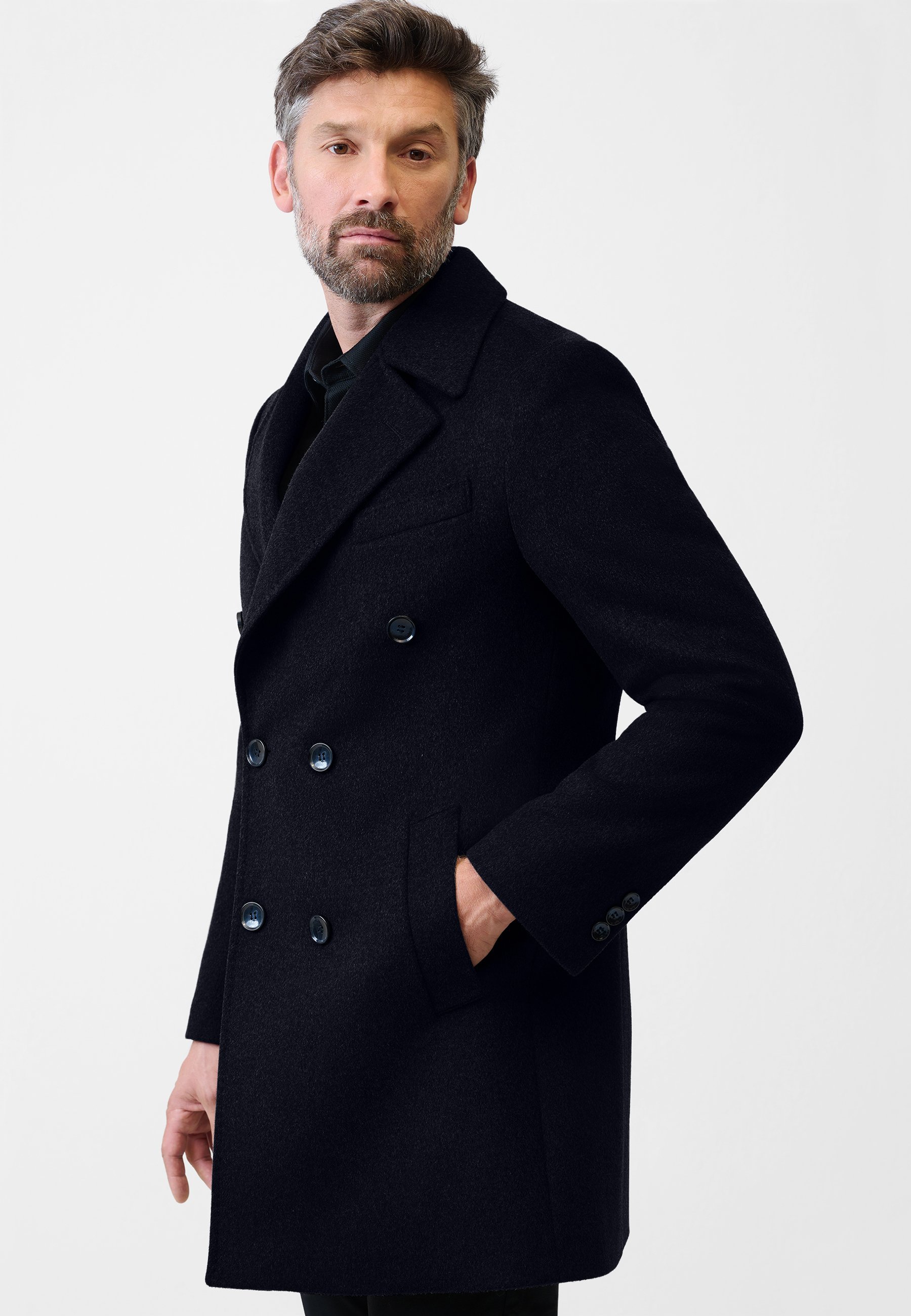 Krátký kabát Ricano - black