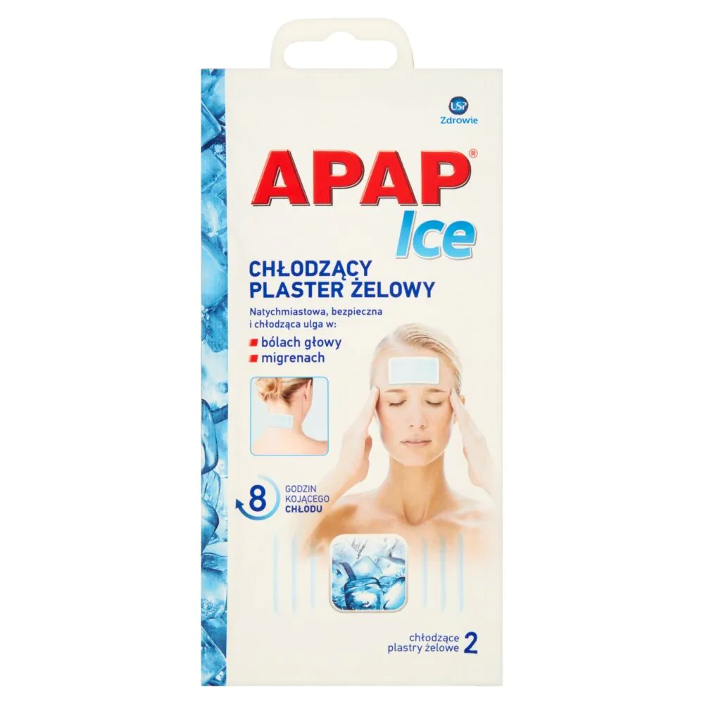 Apap Ice Chłodzący Plaster Hydrożelowy