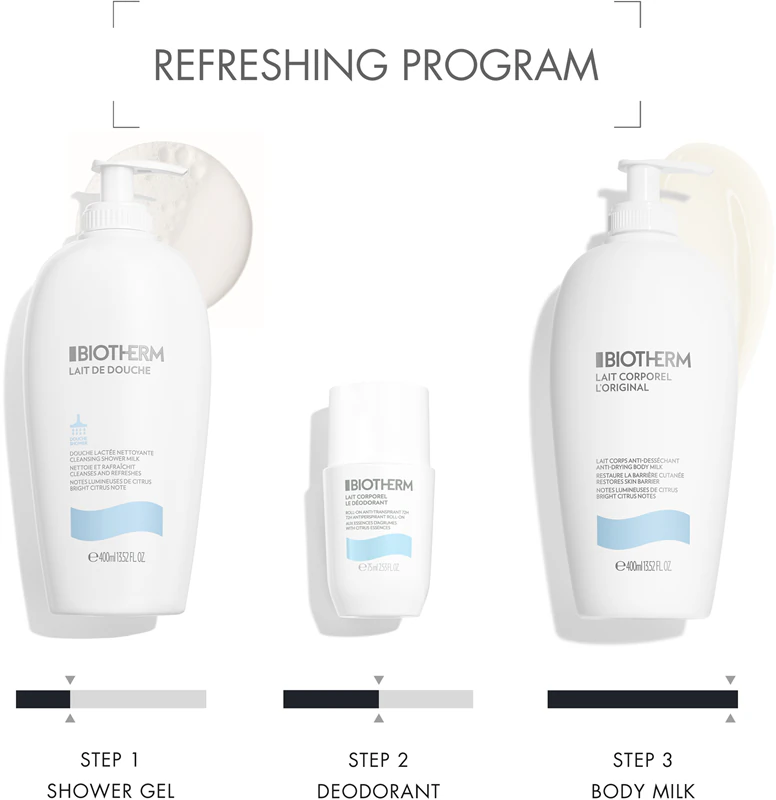 Biotherm Bodylotion Anti-transpirant Roll-on Deodorant, vrij van parabenen