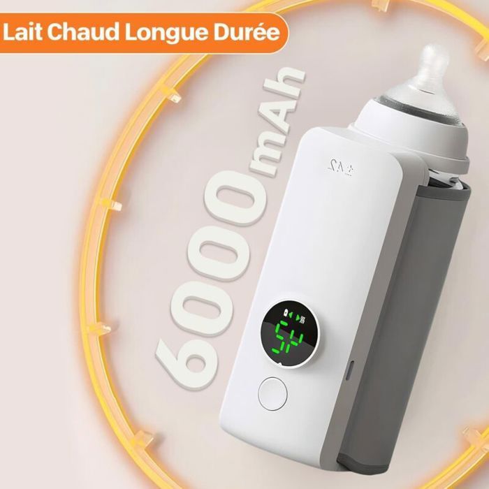 Chauffe-biberon intelligent digital – sans fil maintien au chaud voiture nuit Label