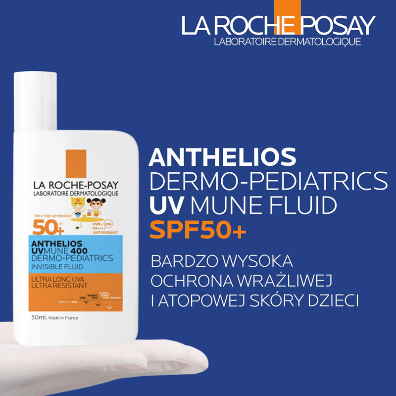 La Roche-Posay Anthelios Dermo-Pediatrics Lekki Fluid Ochronny LSF 50+