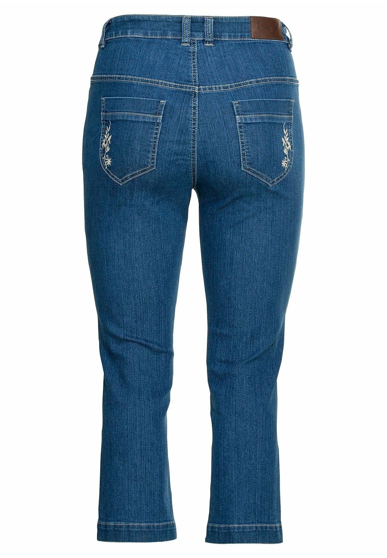 Jeans Sheego a gamba dritta - denim blu