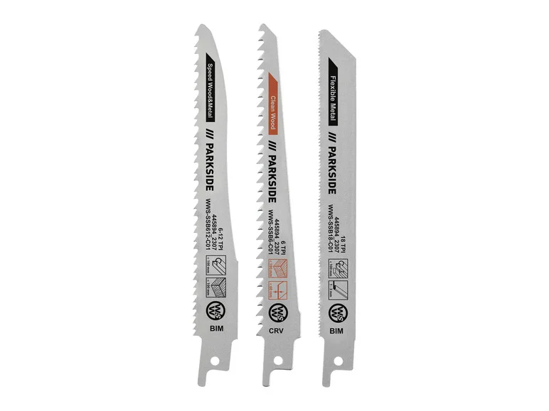 PARKSIDE® Sabre PFSZ 3 B1 Σετ λεπίδας πριονιού, 3 sztuki