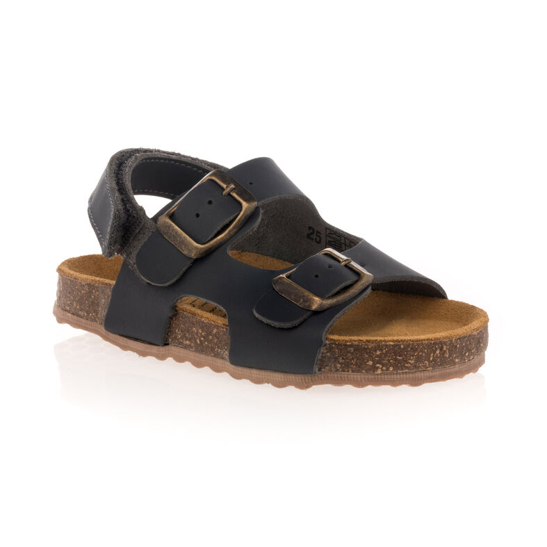 Sandalias grises para niño / Zapatos de punta abierta